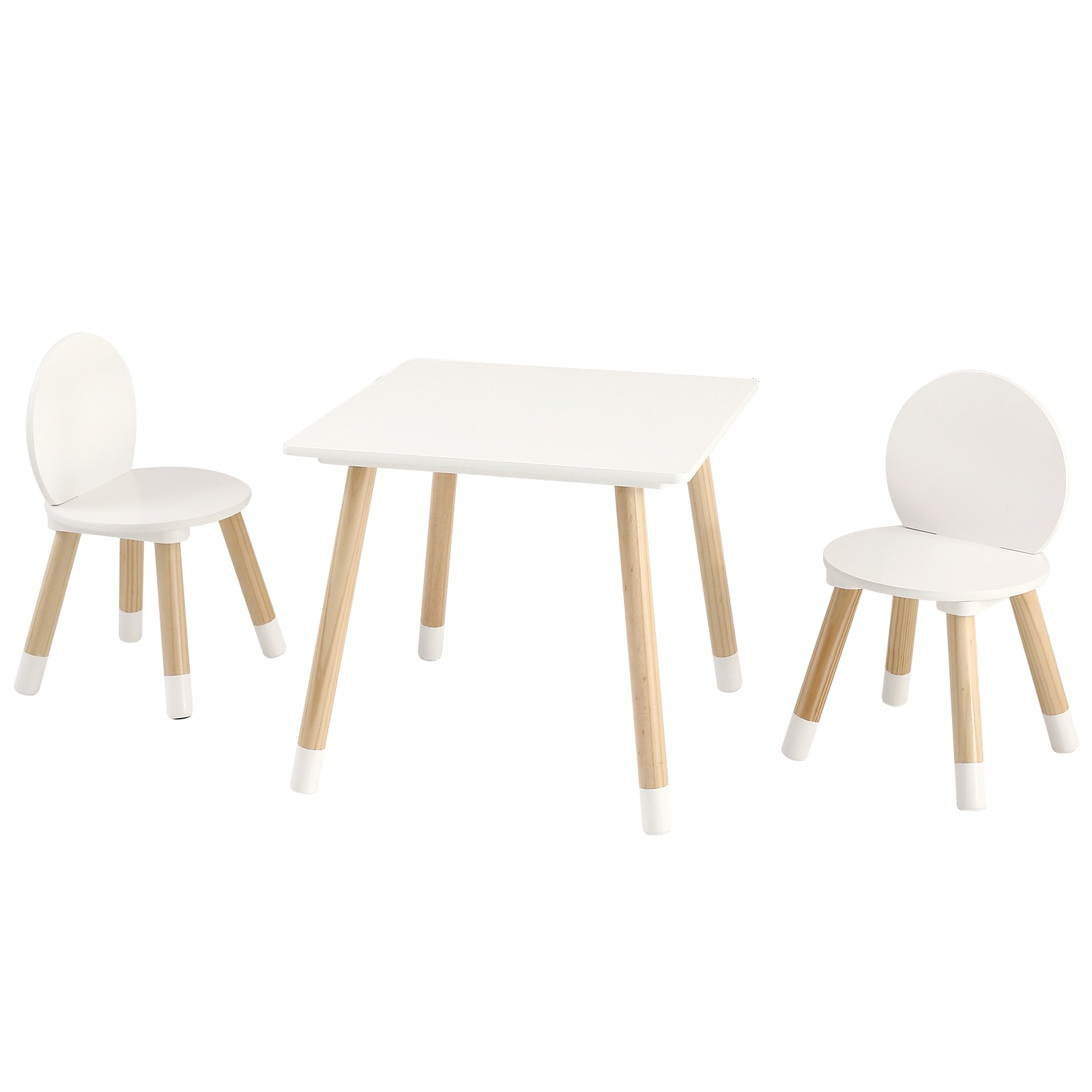 Kids Childrens Table And 2 Chairs Activity Set For Art And Craft_voghion.com
